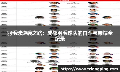 羽毛球逆袭之路：成都羽毛球队的奋斗与荣耀全纪录