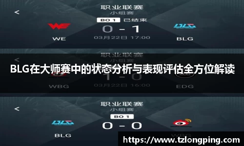 BLG在大师赛中的状态分析与表现评估全方位解读