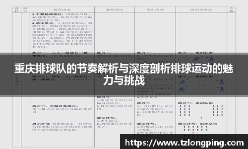 重庆排球队的节奏解析与深度剖析排球运动的魅力与挑战